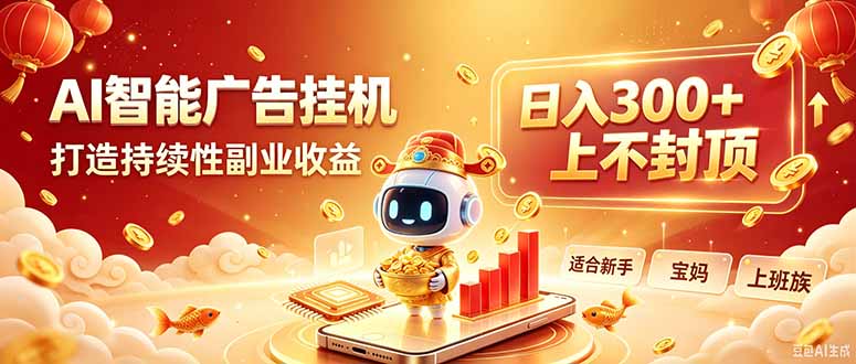 告别手动干活！AI自动化，解锁线上被动收益-紫橙资源网