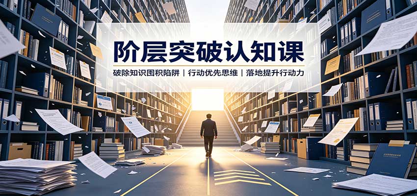 阶层突破认知课:破除知识囤积陷阱,行动优先思维,落地提升行动力-紫橙资源网