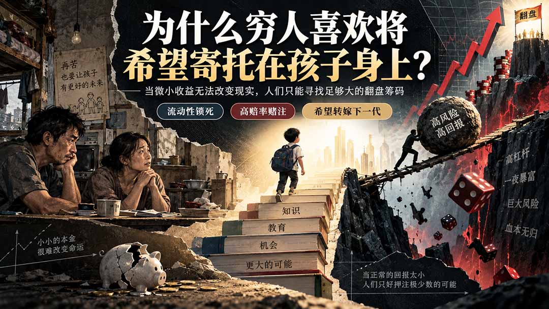 社群精品文章:为什么穷人喜欢将希望寄托在孩子身上?-紫橙资源网