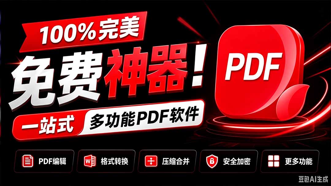100%完美免费神器！一站式多功能PDF软件，支持PDF格式转换压缩编辑等，简约无广告，太Nice了JOPDF-紫橙资源网