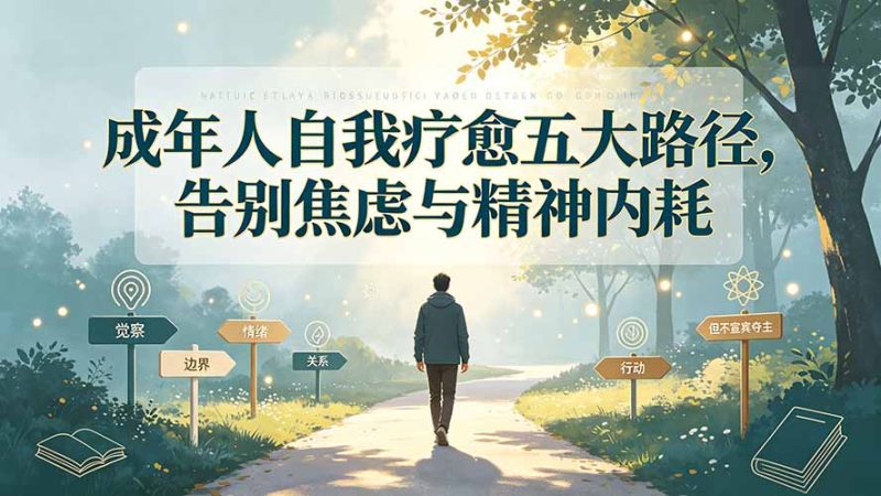 付费文章:成年人自我疗愈五大路径,告别焦虑与精神内耗-紫橙项目网
