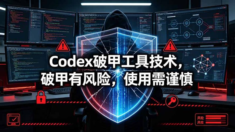 Codex破甲工具技术,破甲有风险,使用需谨慎-紫橙项目网