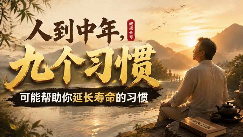 付费文章:人到中年,九个可能帮助你延长寿命的习惯-紫橙项目网