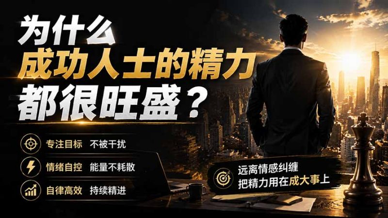 付费文章:为什么成功人士的精力都很旺盛?-紫橙项目网