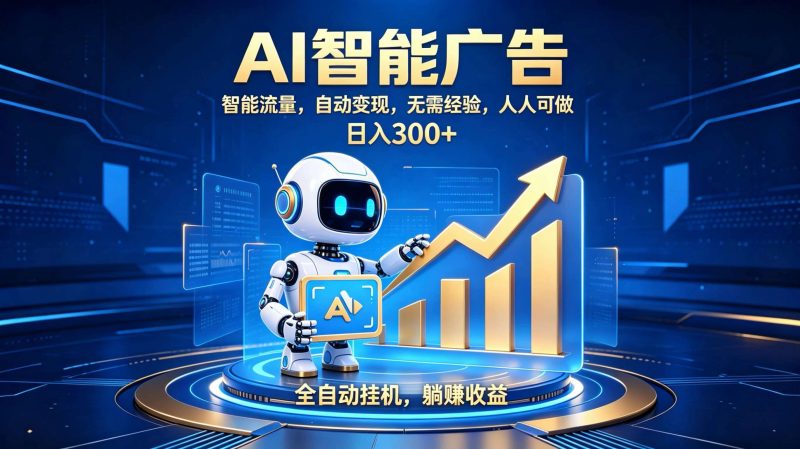 轻资产新赛道,全自动AI广告,打造持续收益-紫橙项目网