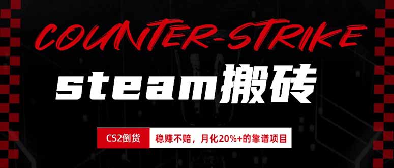 steam搬砖，倒卖cs2饰品，达到月化20%+的收益，真正的靠谱可落地长期项目 - 中创网