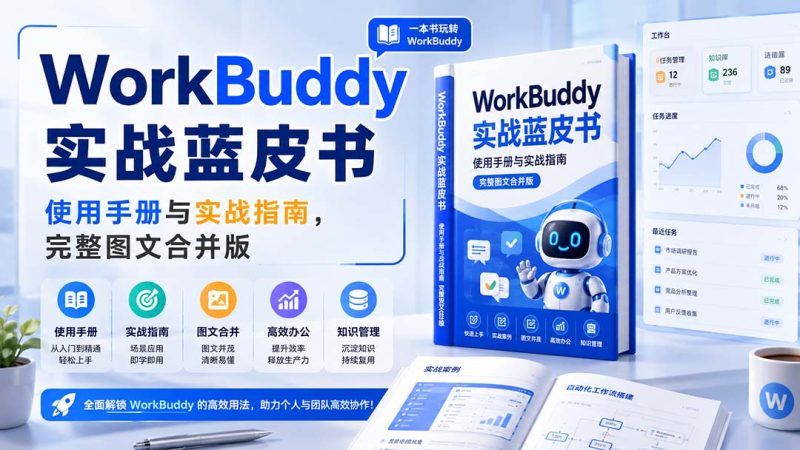 WorkBuddy实战蓝皮书,使用手册与实战指南,完整图文合并版 - 中创网