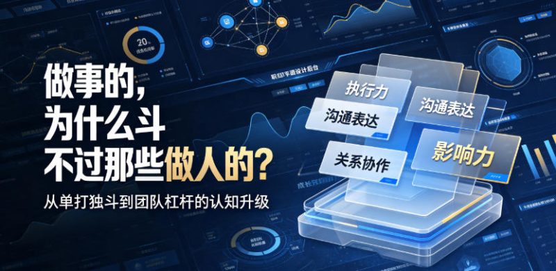 付费文章:做事的,为什么斗不过那些做人的?-紫橙项目网