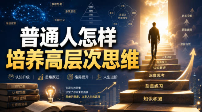 付费文章:普通人怎样培养高层次思维-紫橙项目网