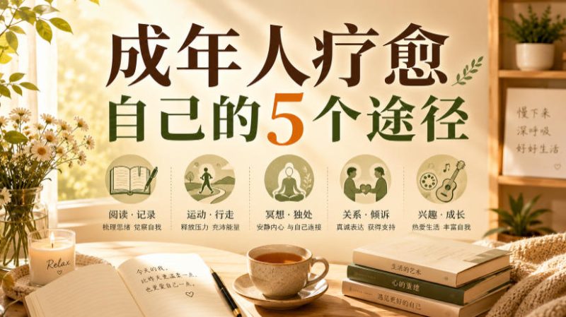 付费文章：成年人疗愈自己的5个途径-紫橙项目网