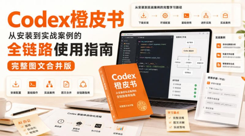 Codex橙皮书,从安装到实战案例的全链路使用指南,完整图文合并版-紫橙项目网