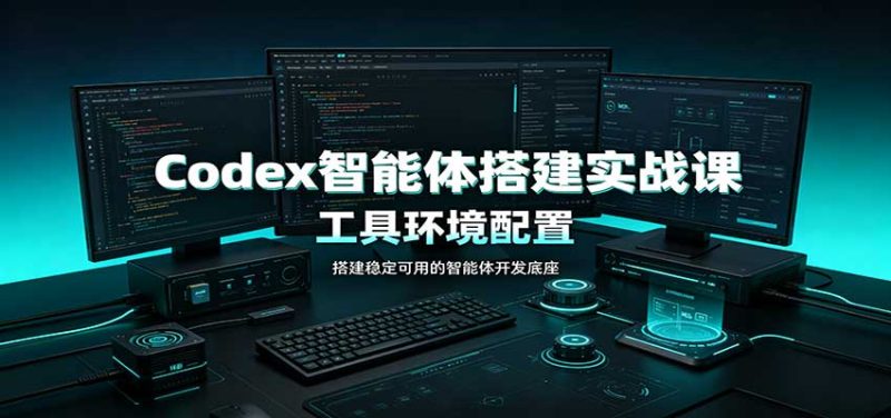 Codex智能体搭建实战课:工具环境配置,自定义技能开发,多业务自动化教学-紫橙项目网