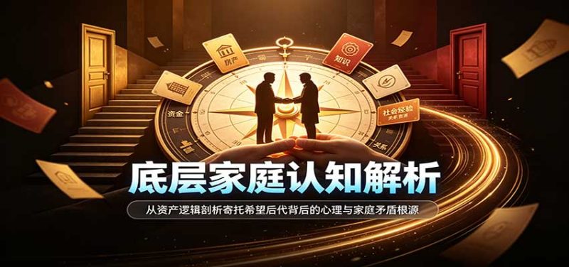 底层家庭认知解析:从资产逻辑剖析寄托希望后代背后的心理与家庭矛盾根源-紫橙项目网