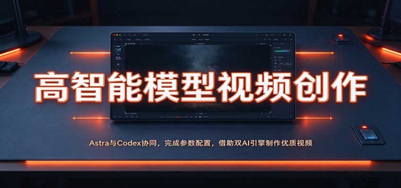 高智能模型视频创作:Astra与Codex协同,完成参数配置,借助双AI引擎制作优质视频-紫橙项目网