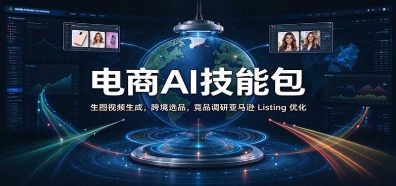 电商AI技能包:生图视频生成,跨境选品,竞品调研亚马逊 Listing 优化 - 福缘网