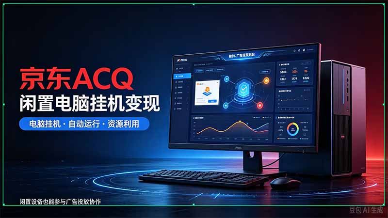 京东ACQ是什么?闲置电脑挂机采集项目拆解-紫橙项目网