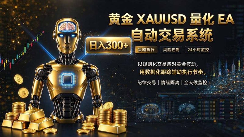 普通人也能玩转AI量化:不盯盘,不熬夜,一套智投EA让策略自动跑-紫橙项目网